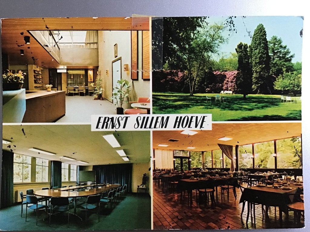 Ansichtkaart Ernst Sillem Hoeve Lage Vuursche 1987, Verzamelen, Ophalen of Verzenden, 1980 tot heden, Gelopen, Utrecht