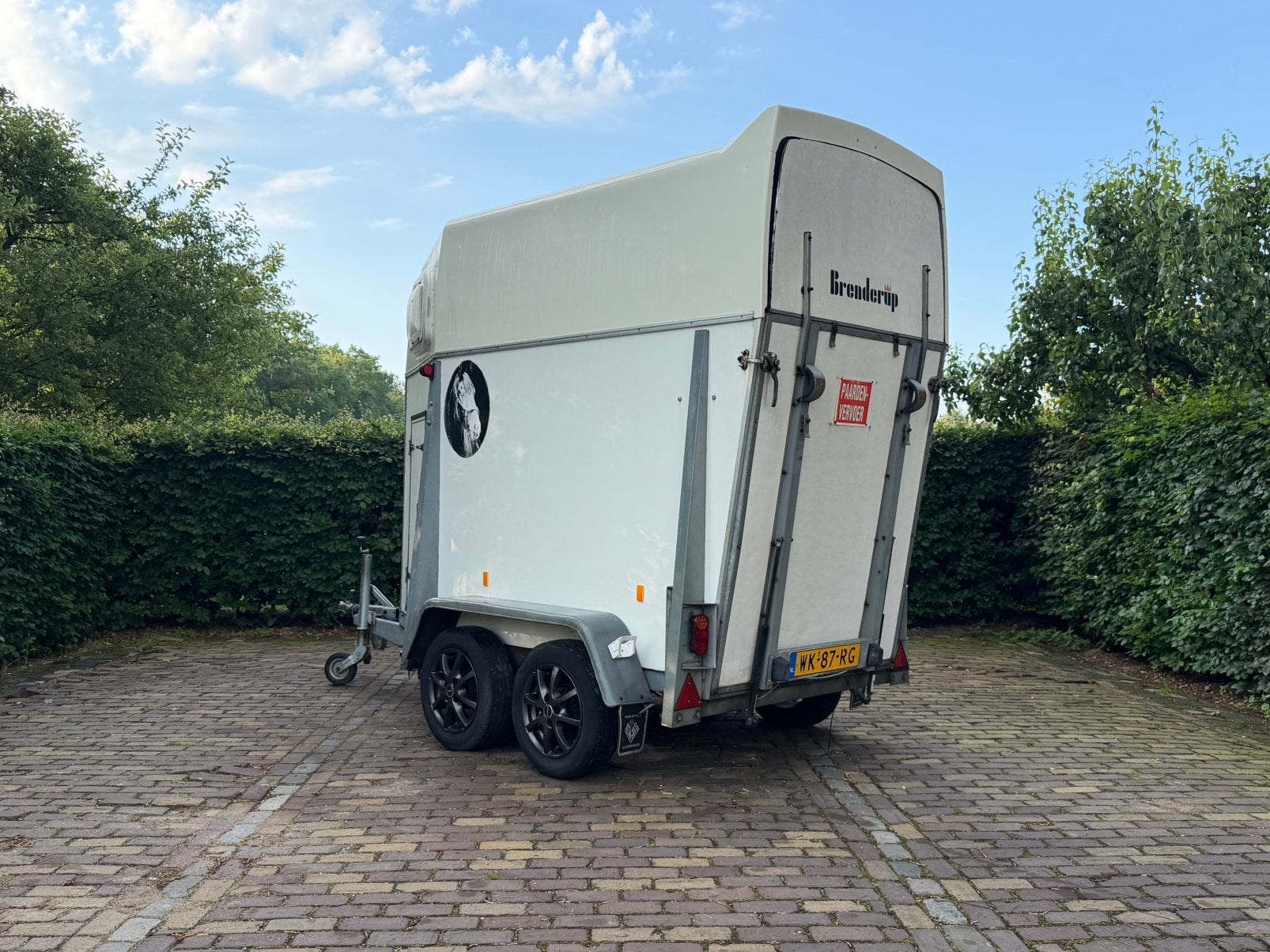 Zeer nette brenderup 1.5 paards trailer, Dieren en Toebehoren, Ophalen, Zo goed als nieuw, Langenboom, 1½-paards trailer