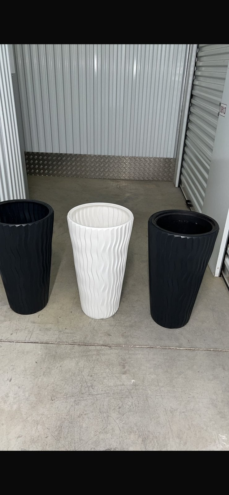 Bloempotten, Tuin en Terras, Bloempotten, Ophalen, Rond, Zo goed als nieuw, Aardewerk
