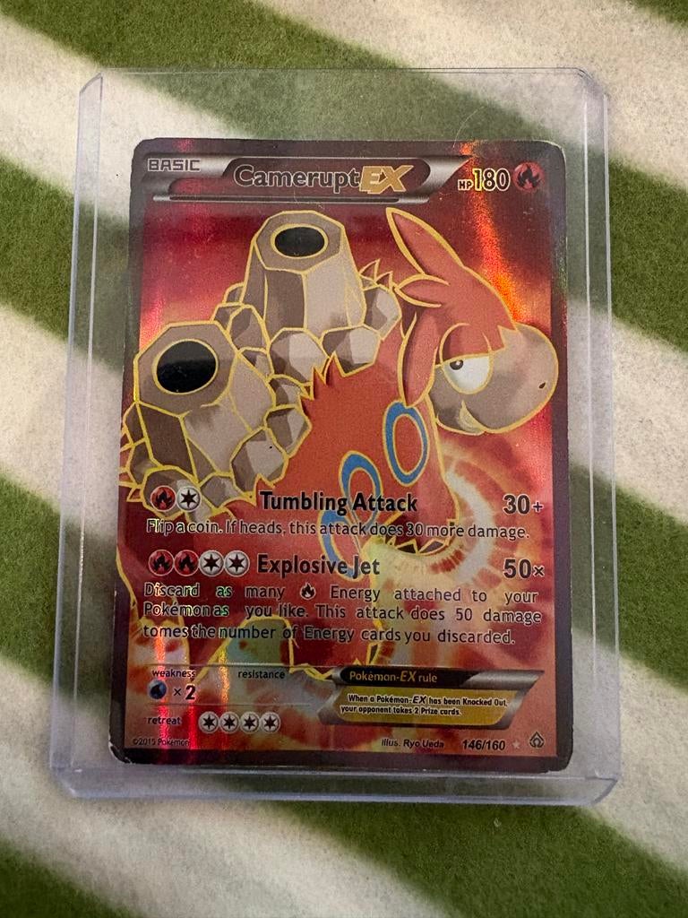 Camerupt EX 146/160 - Full Art (2015), Ophalen of Verzenden, Gebruikt, Losse kaart, Foil