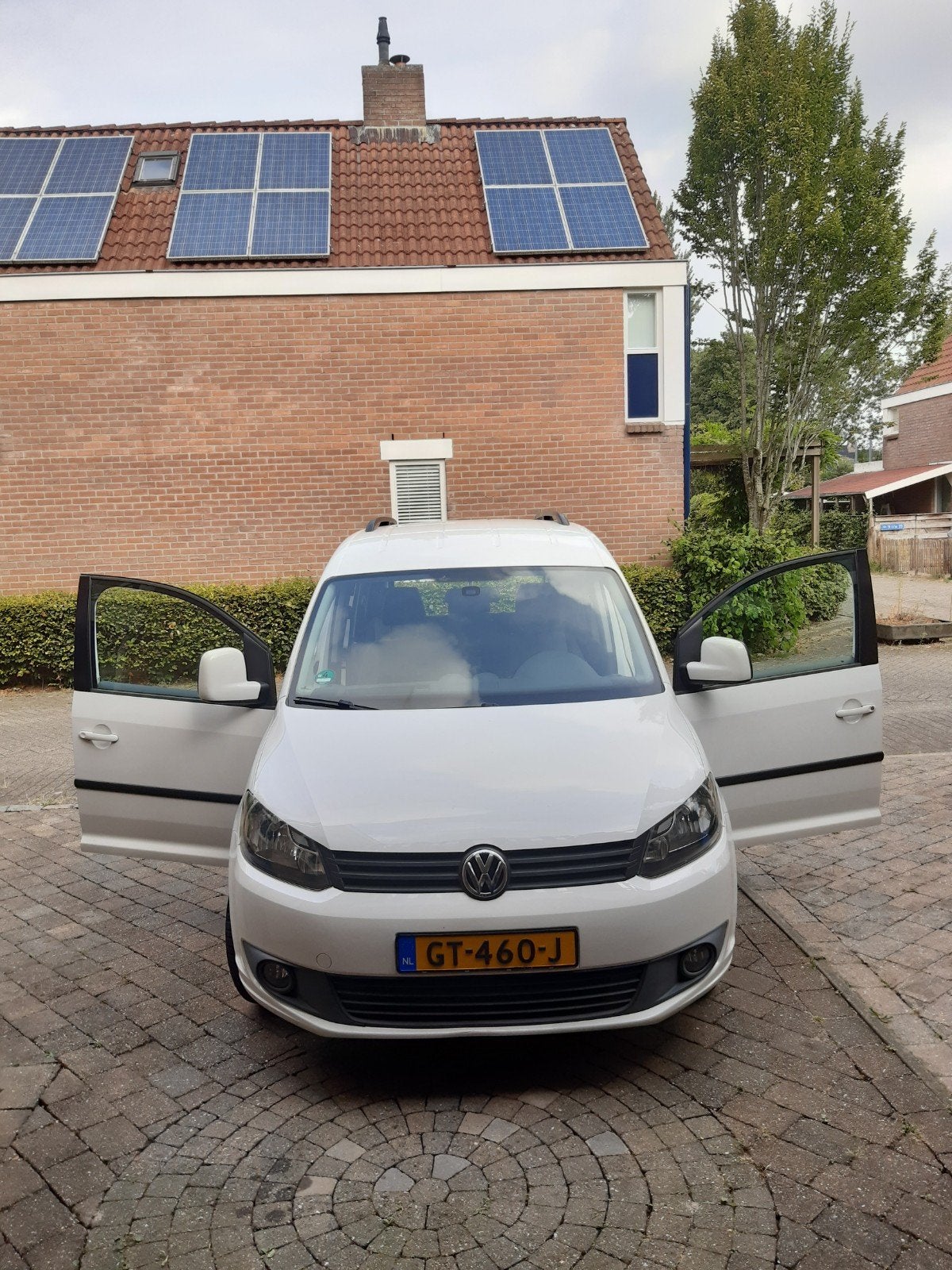 VW Caddy wit 1.2 TSI 105 pk met lpg-g3 te koop, Auto's, Voorwielaandrijving, Euro 5, Stof, 4 cilinders