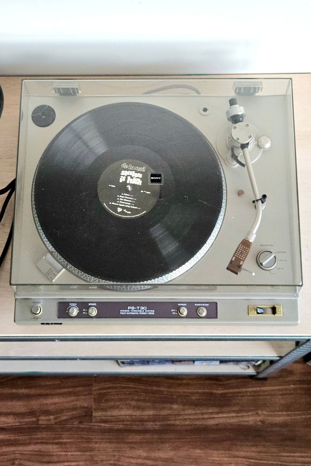 Sony PS-T30 draaitafel platenspeler met Stanton 500 element, Ophalen of Verzenden, Platenspeler, Sony, Gebruikt