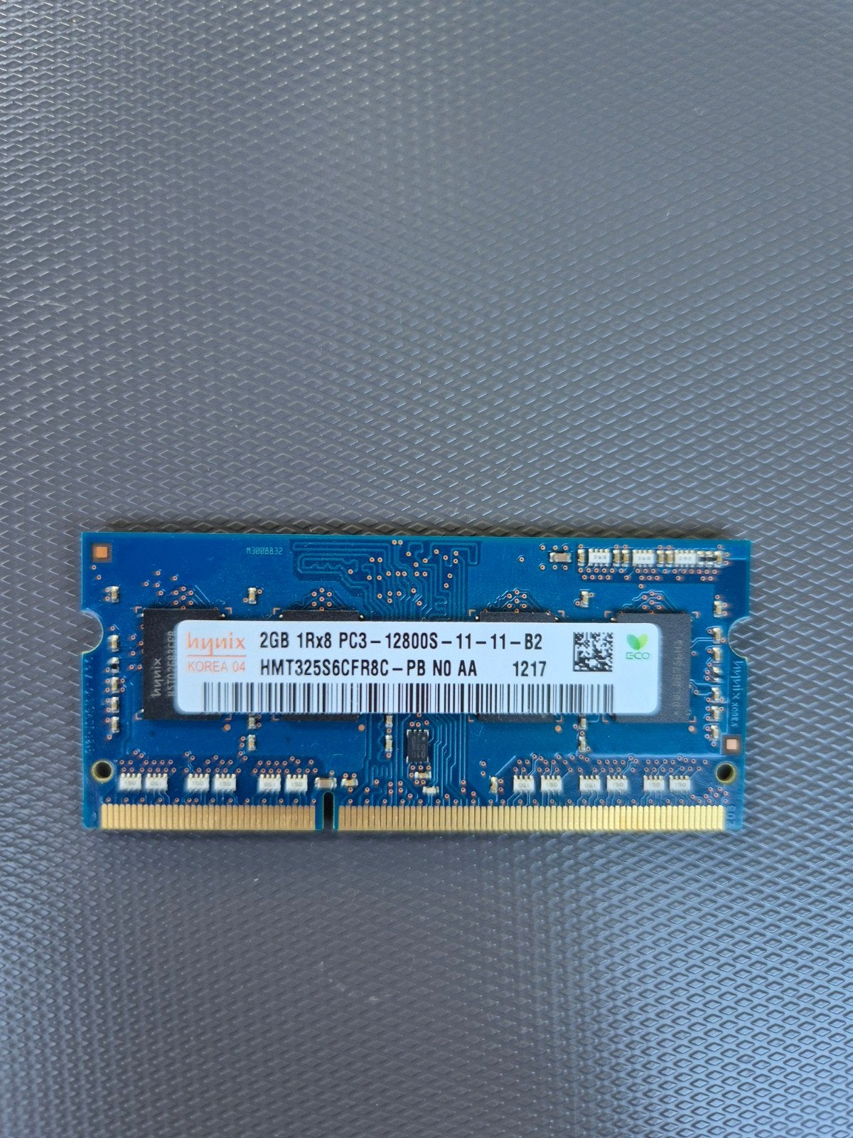 Hynix 2GB DDR3 RAM PC3-12800S Laptop Geheugen, Gebruikt, DDR3, Ophalen of Verzenden, 2 GB