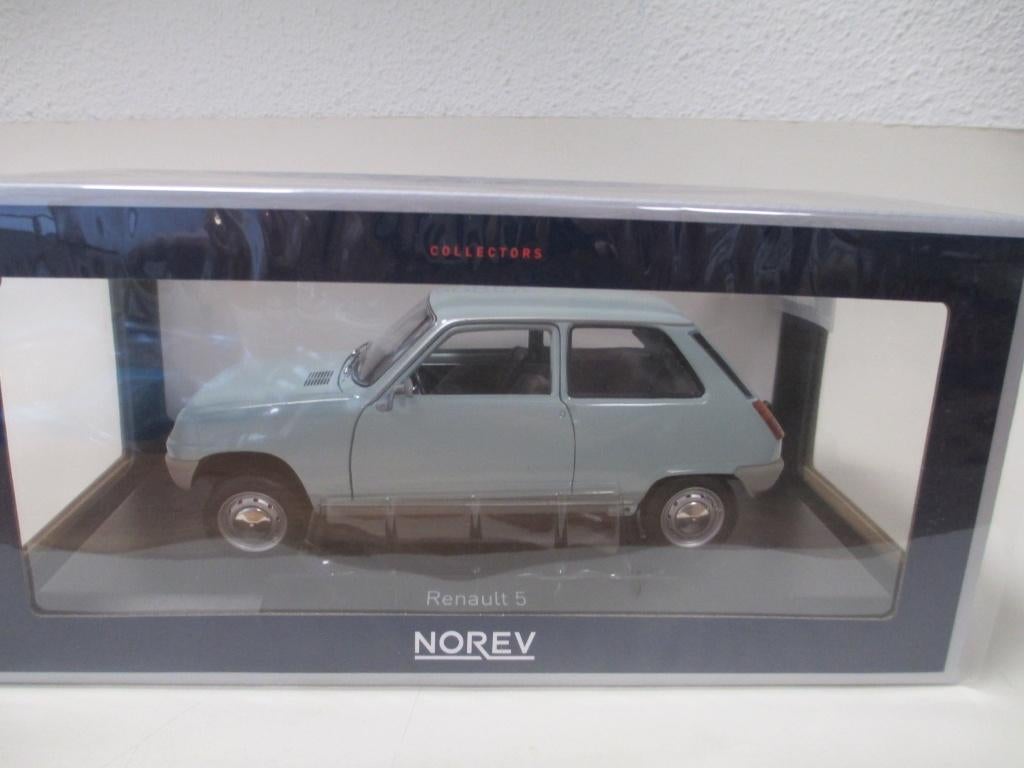 Renault 5 lichtblauw 1972, Ophalen of Verzenden, Nieuw, Auto, Norev