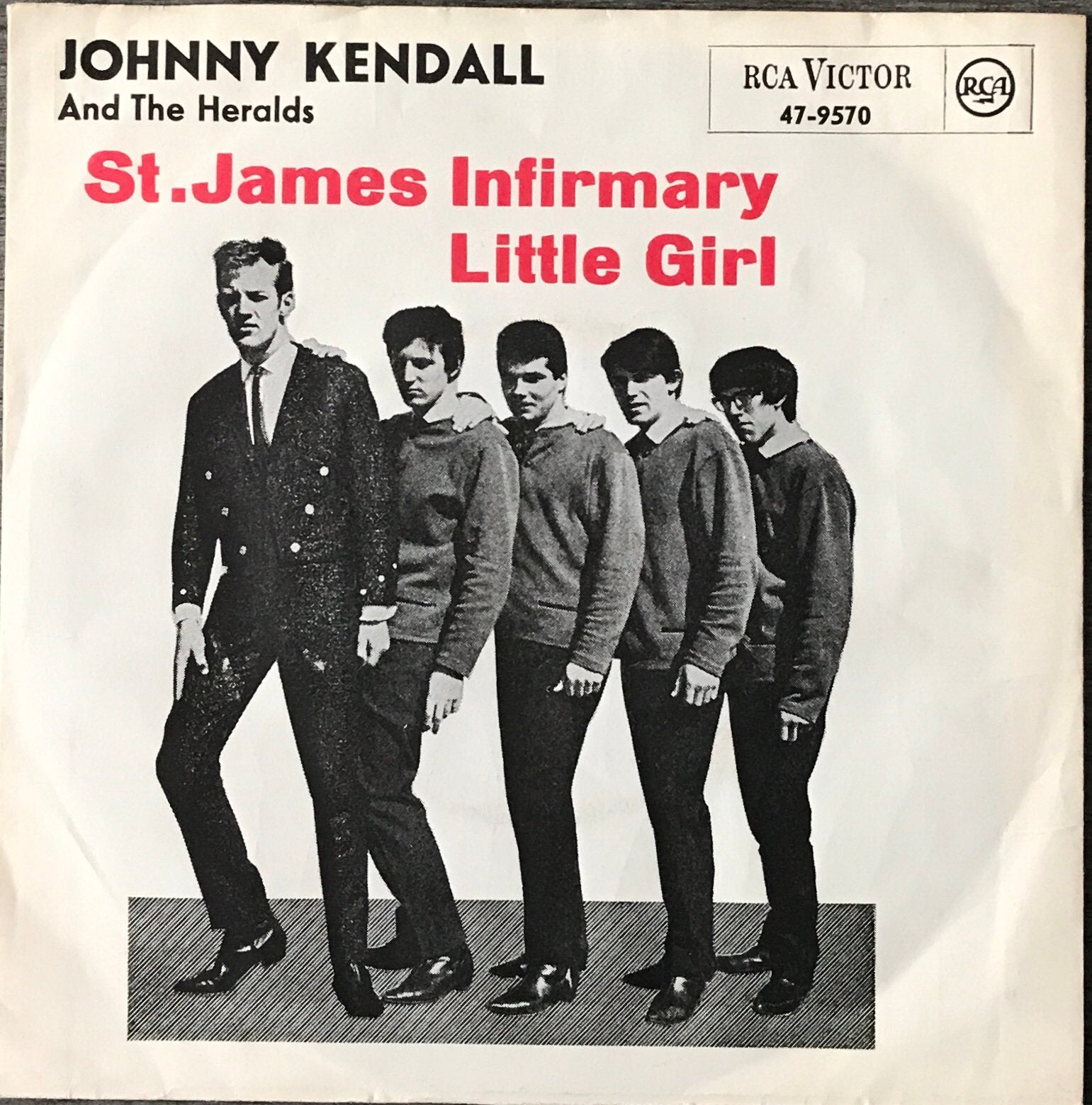 JOHNNY KENDALL and The Heralds - St.James Infirmary (NLop13), Verzenden, Zo goed als nieuw, 7 inch