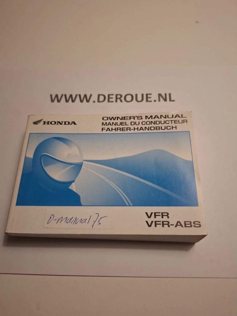 75 0WNERS MANUAL HONDA VFR800(3).A(3) USED, Ophalen of Verzenden, Honda