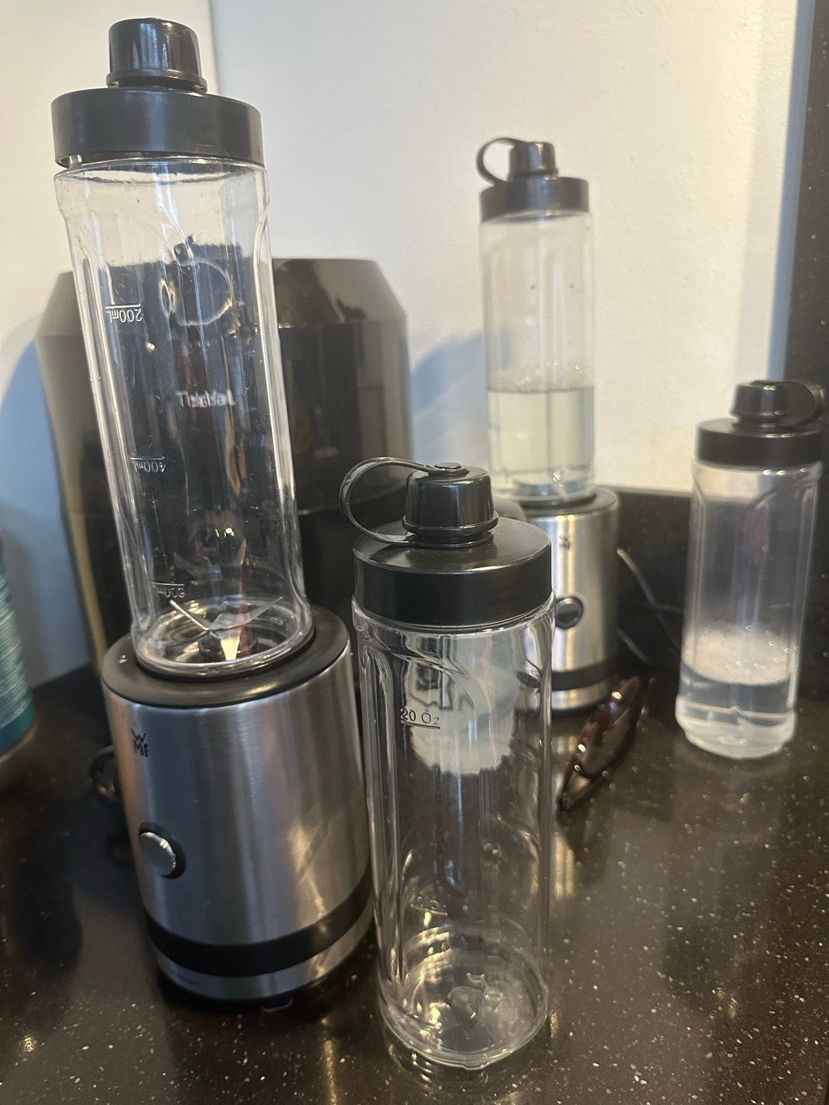 WMF Kult X Mix & Go Blender met 2 flessen, Witgoed en Apparatuur, Gebruikt, Ophalen of Verzenden, Vaatwasserbestendig, Minder dan 1 liter