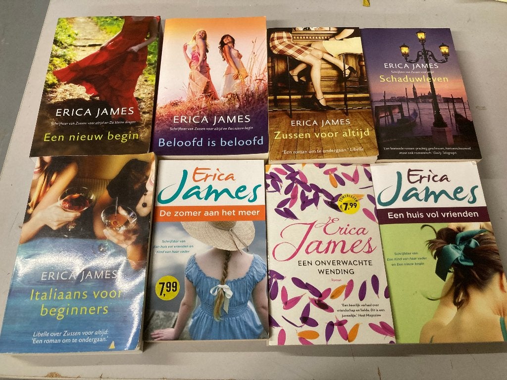 T.K. nog 4 boeken van Erica James Zie actuele lijst, Ophalen of Verzenden, Gelezen, Erica James, Wereld overig