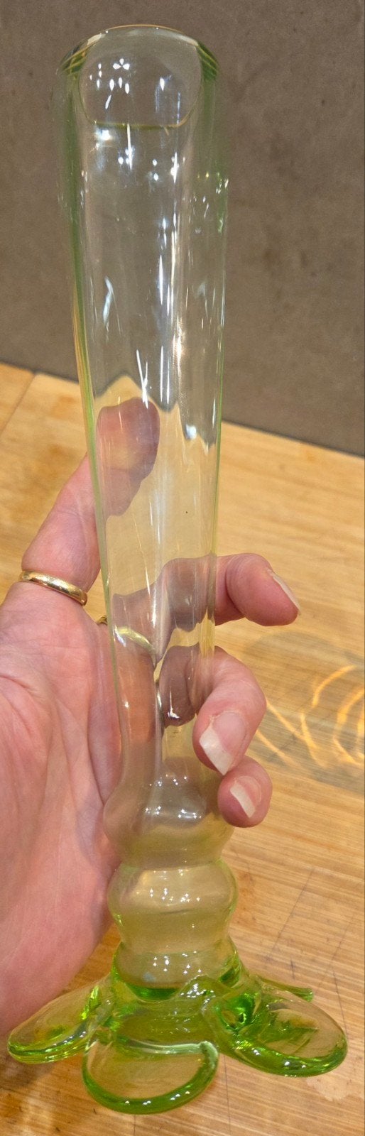 zgn Borek Sipek vaasje / champagne flute, Antiek en Kunst, Kunst | Designobjecten, Ophalen, Glas, Gemerkt