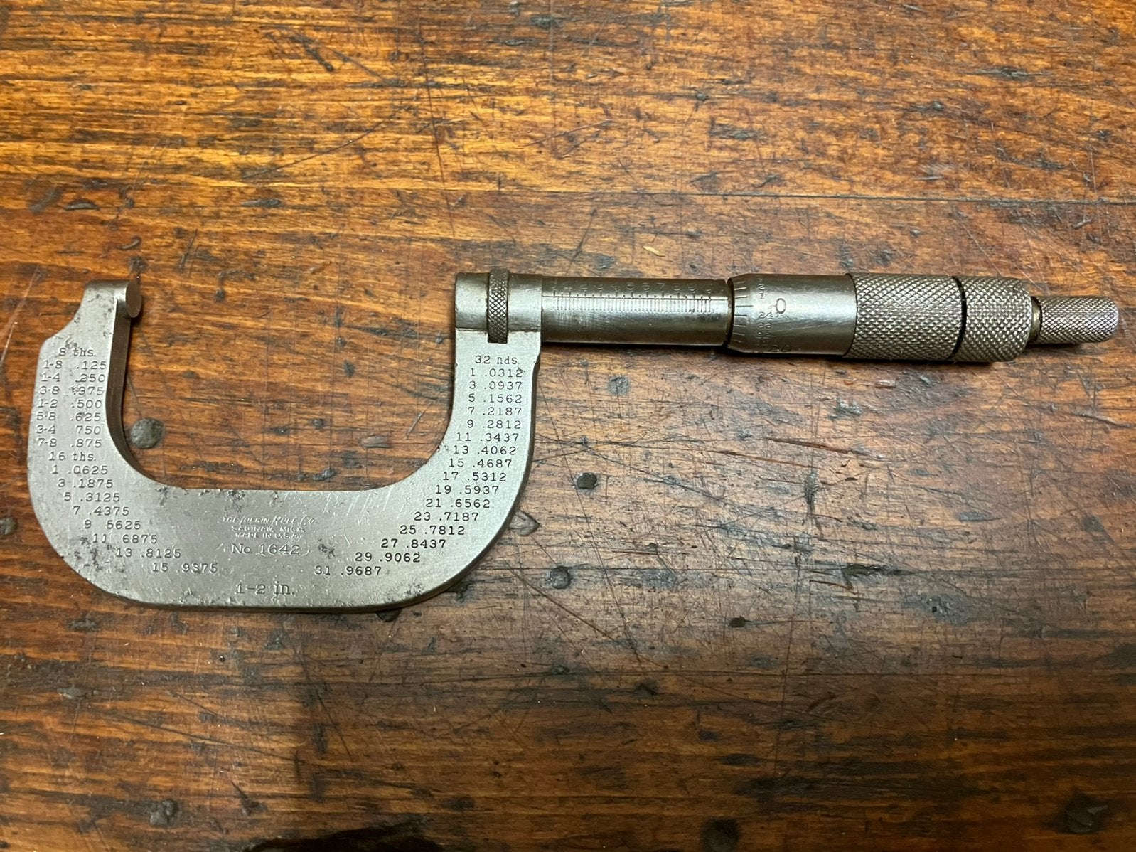 Luflkin(USA) micrometer, Ophalen of Verzenden