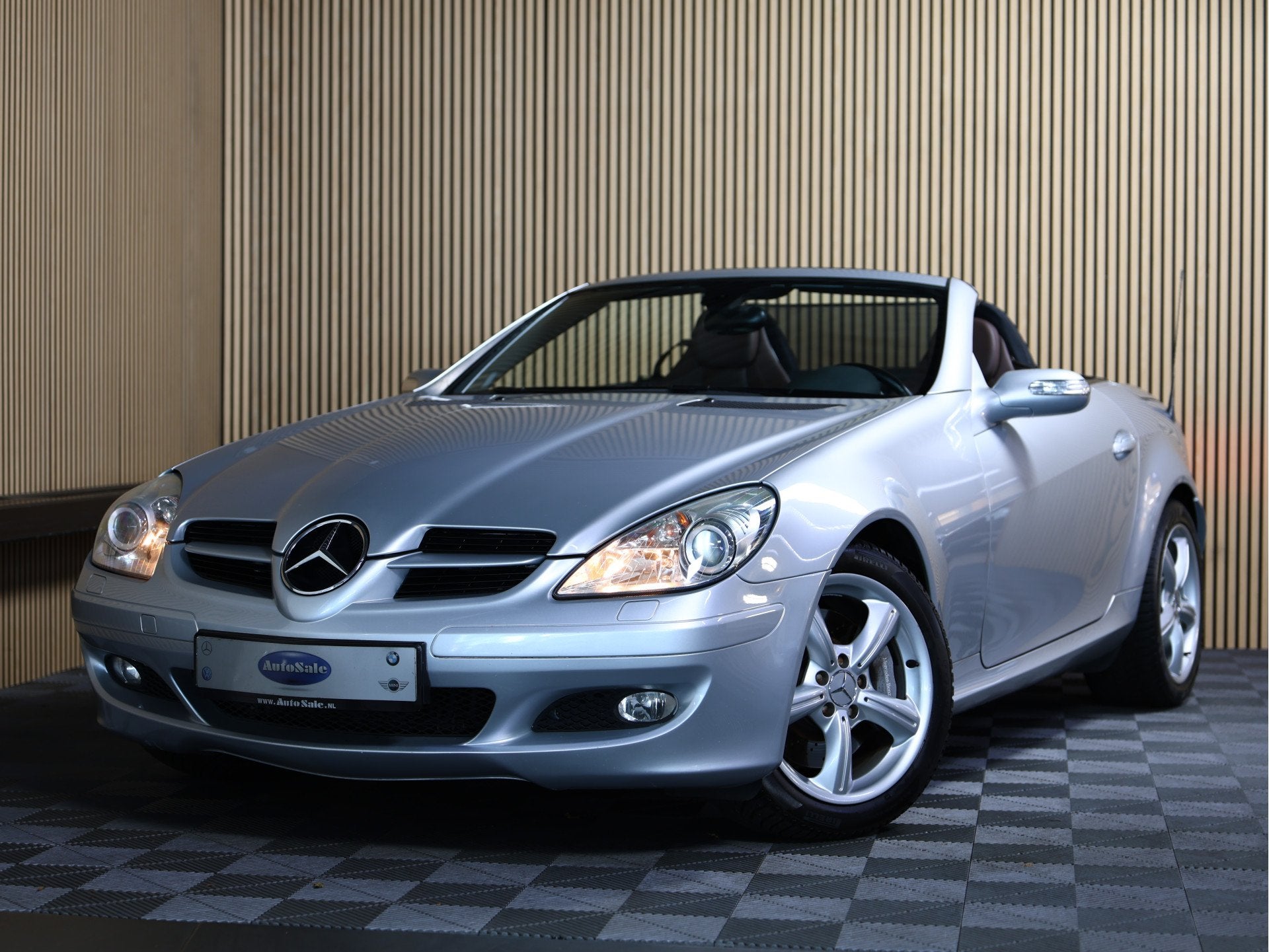 Mercedes-Benz SLK 350 106.000 km ! Sportleder Topstaat !, Auto's, Achterwielaandrijving, Gebruikt, Cabriolet, 2 stoelen