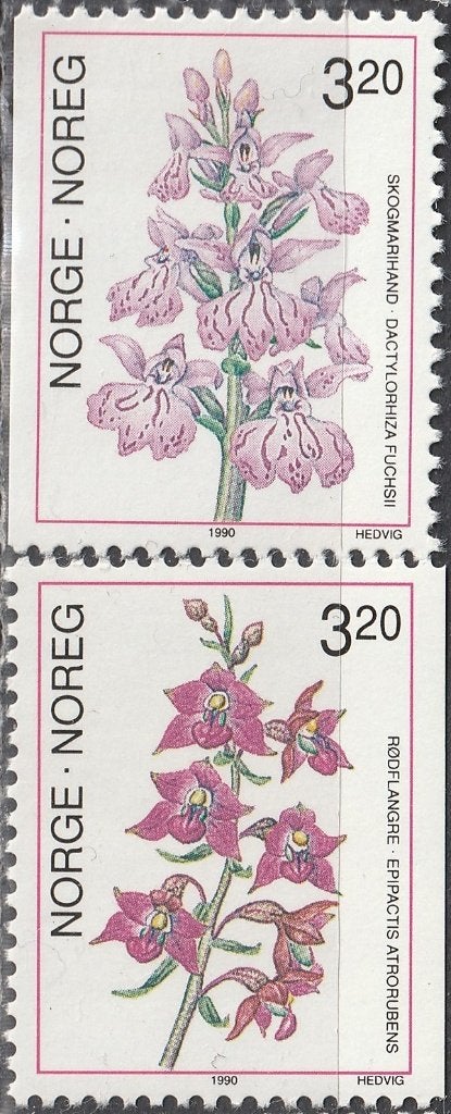 Noorwegen Michel r. 1041-1042 Postfris, Postzegels en Munten, Postzegels | Europa | Scandinavië, Verzenden, Noorwegen, Postfris