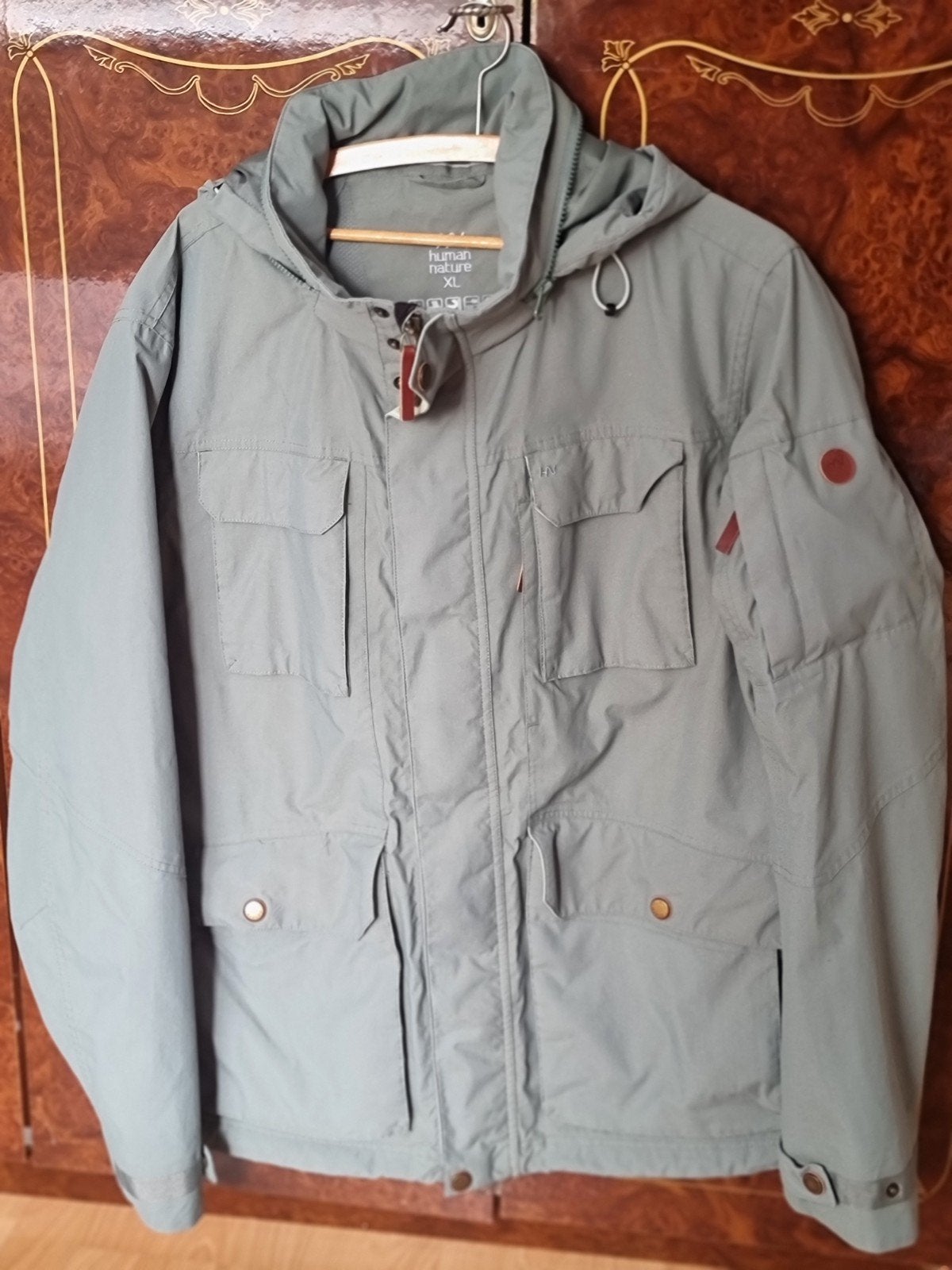 Nette Human Nature herenparka - Maat XL, Maat 56/58 (XL), Ophalen of Verzenden, Groen, Gedragen