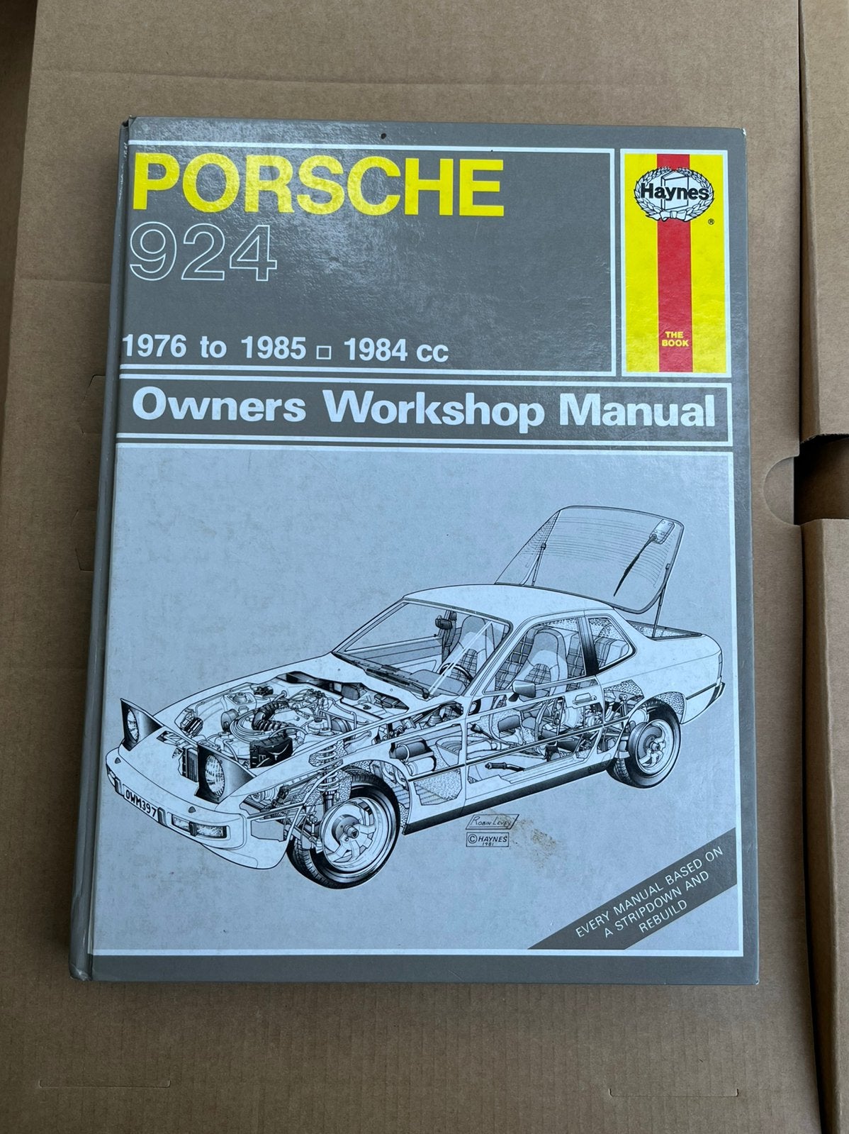 Werkplaatshandboek Haynes Porsche 924, Boeken, Ophalen of Verzenden, Gelezen, Porsche