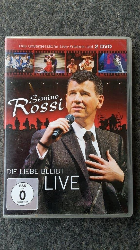 2DVD Semino Rossi - Die Liebe Bleibt - Live, Alle leeftijden, Ophalen of Verzenden, Zo goed als nieuw, Concert