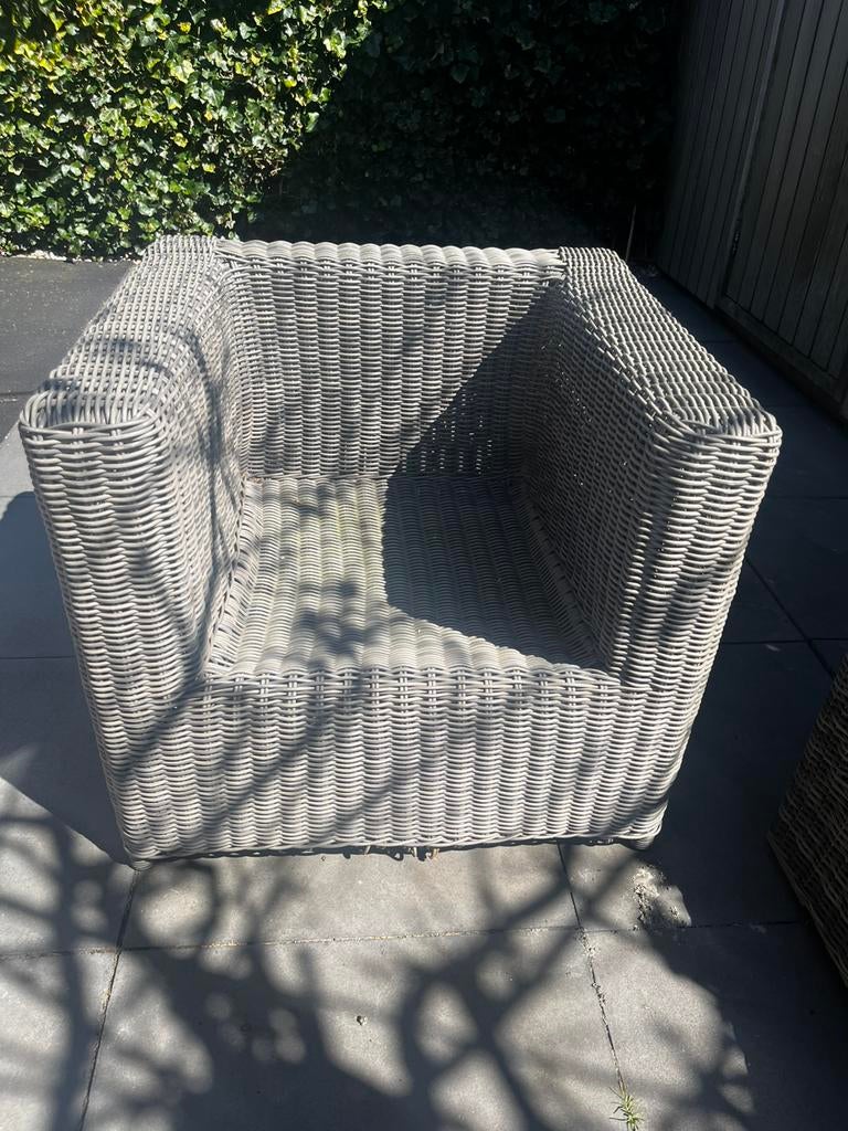 Wicker stoel, Ophalen, Gebruikt, Loungeset, Wicker
