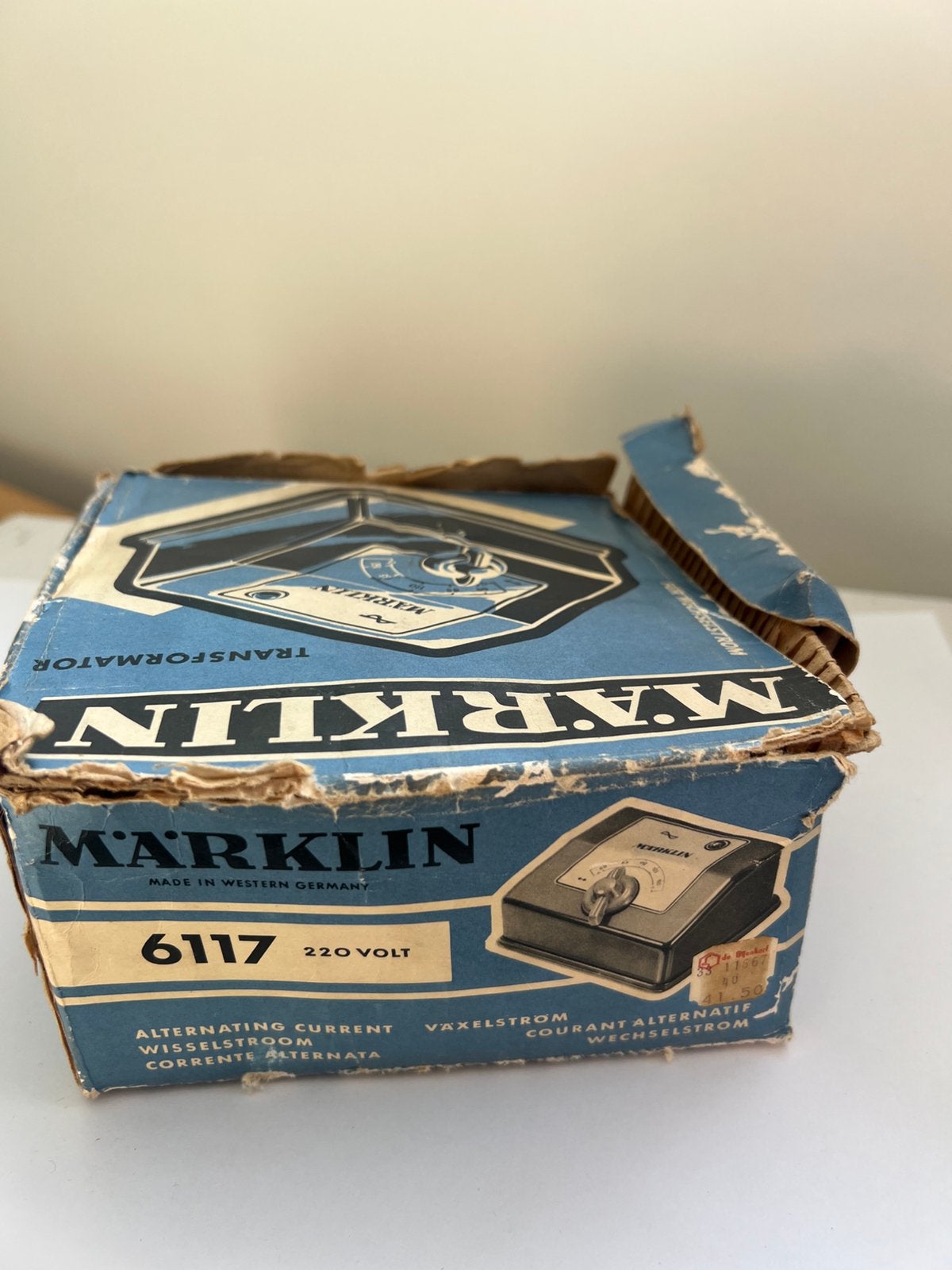 Märklin HO 6117 Transformator 30 VA (220V) in Originele Doos, Gebruikt, Ophalen of Verzenden, Analoog, Märklin