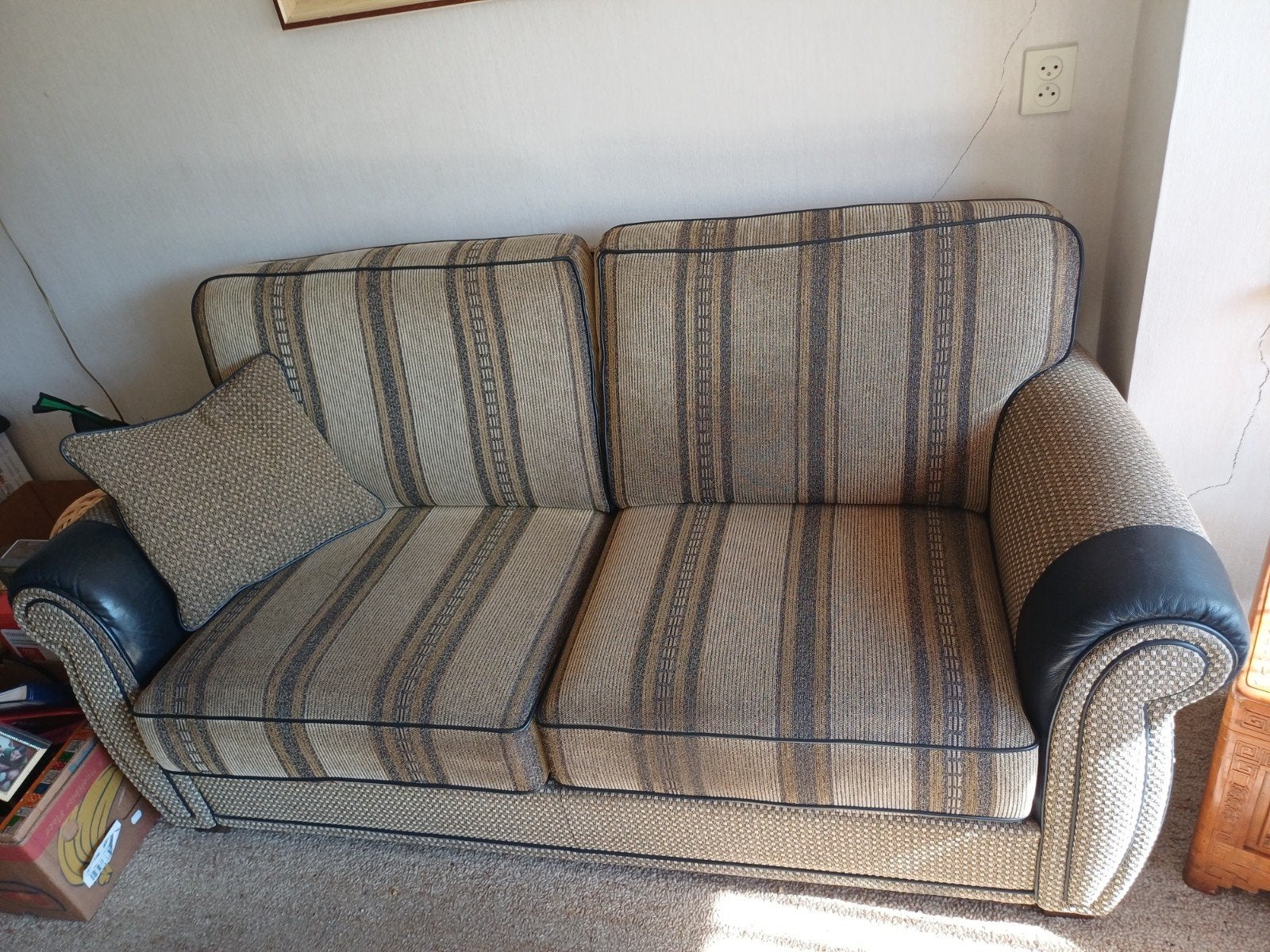Bankstel met twee stoelen, Ophalen, Gebruikt, Klassiek, 150 tot 200 cm