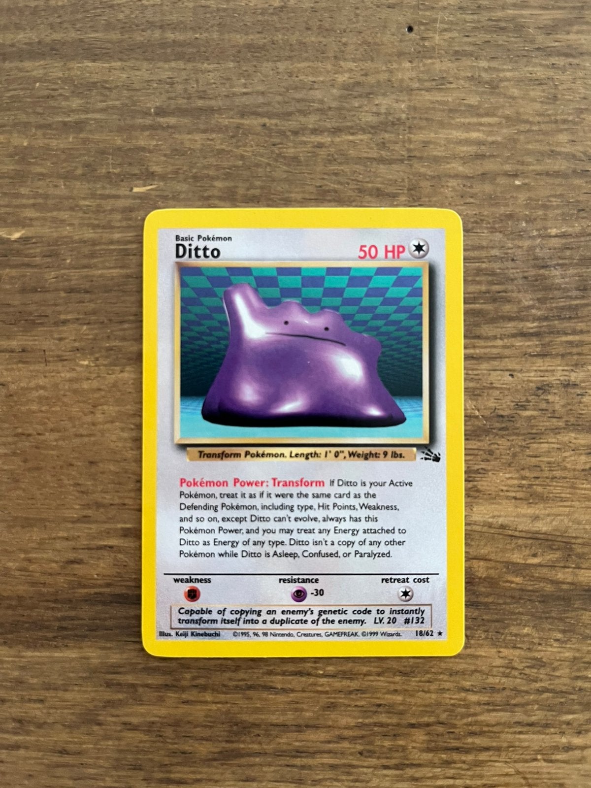 Ditto 18/62 - Fossil set, Ophalen of Verzenden, Zo goed als nieuw, Losse kaart