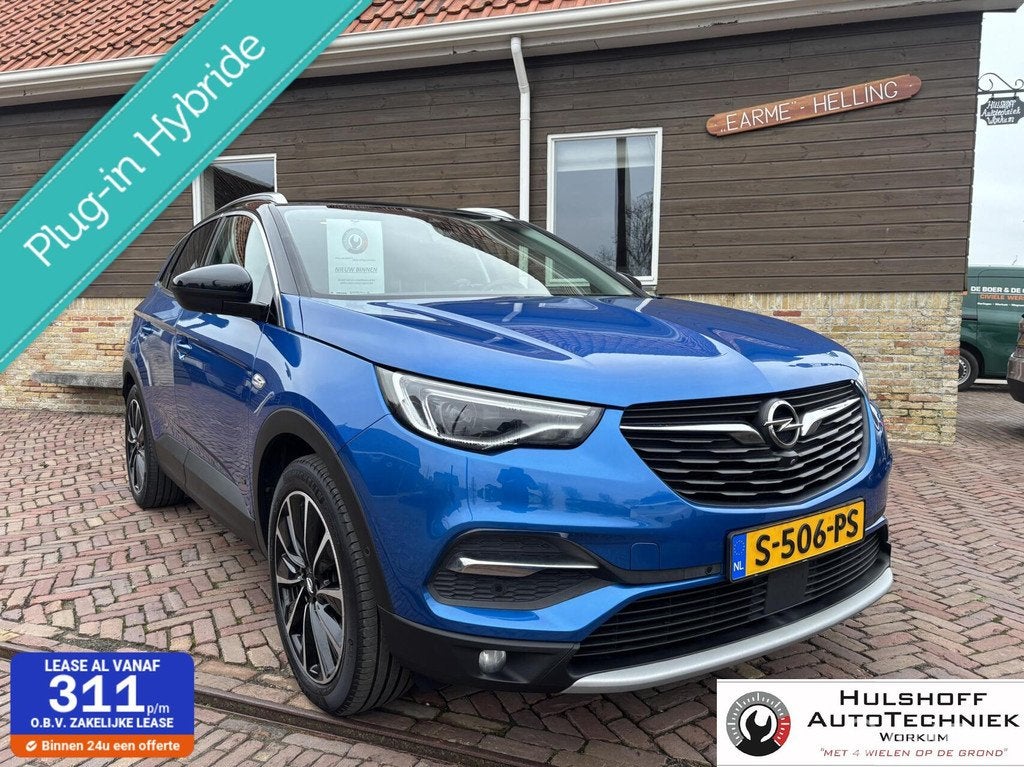 Grandland X 1.6T Hybrid4 Business Exe. AFN TREKHAAK BOMVOL!, Auto's, Opel, Automaat, 77 km/l, Euro 6, 4 cilinders