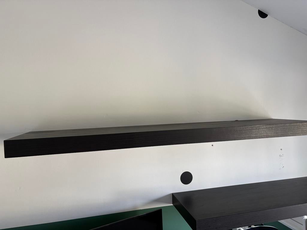Ikea lack wandplank zwart, Ophalen, Zo goed als nieuw