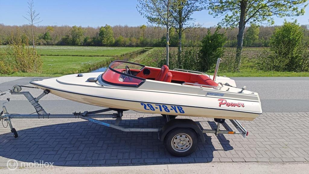 Sims Super V Speedboot – Klassieke Sportboot, Gebruikt, Overige brandstoffen, Sims Super V, Polyester