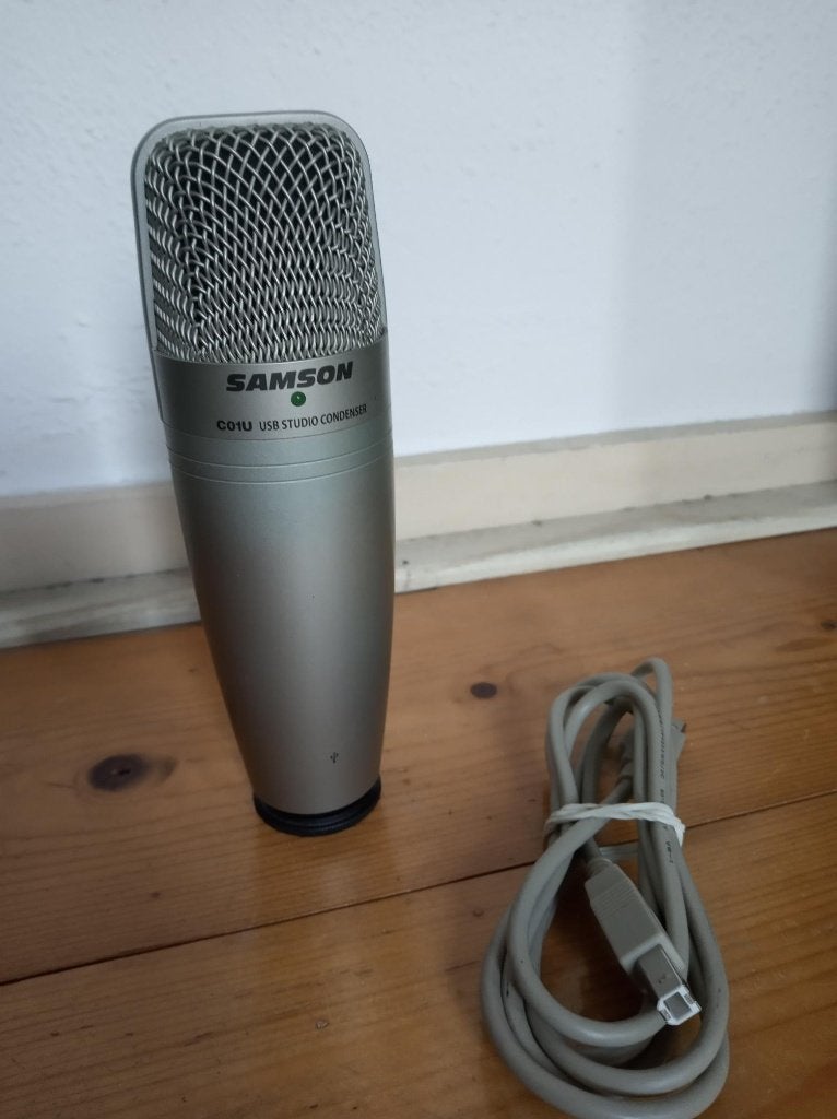 Samson C01U USB Pro Studio Condensator Microfoon, Muziek en Instrumenten, Microfoons, Ophalen of Verzenden, Gebruikt, Studiomicrofoon