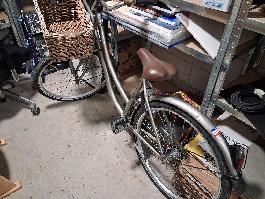 Meisjes fiets 26 inch, Terugtraprem, Gebruikt, Versnellingen, Cortina