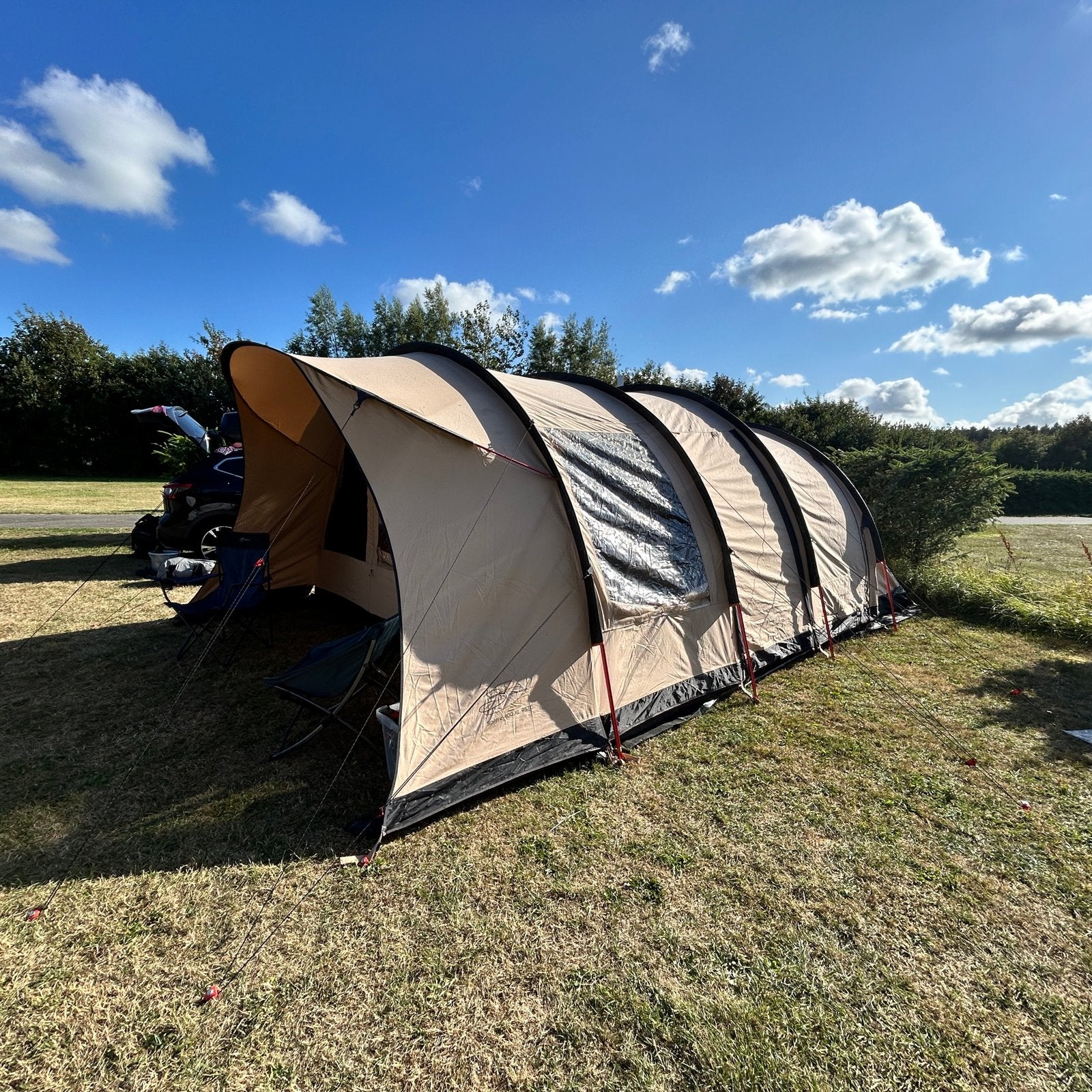 Bardani Spitfire 400XL RSTC met wing, bagagekar, campingkast, Caravans en Kamperen, Ophalen, Gebruikt, Tot en met 5