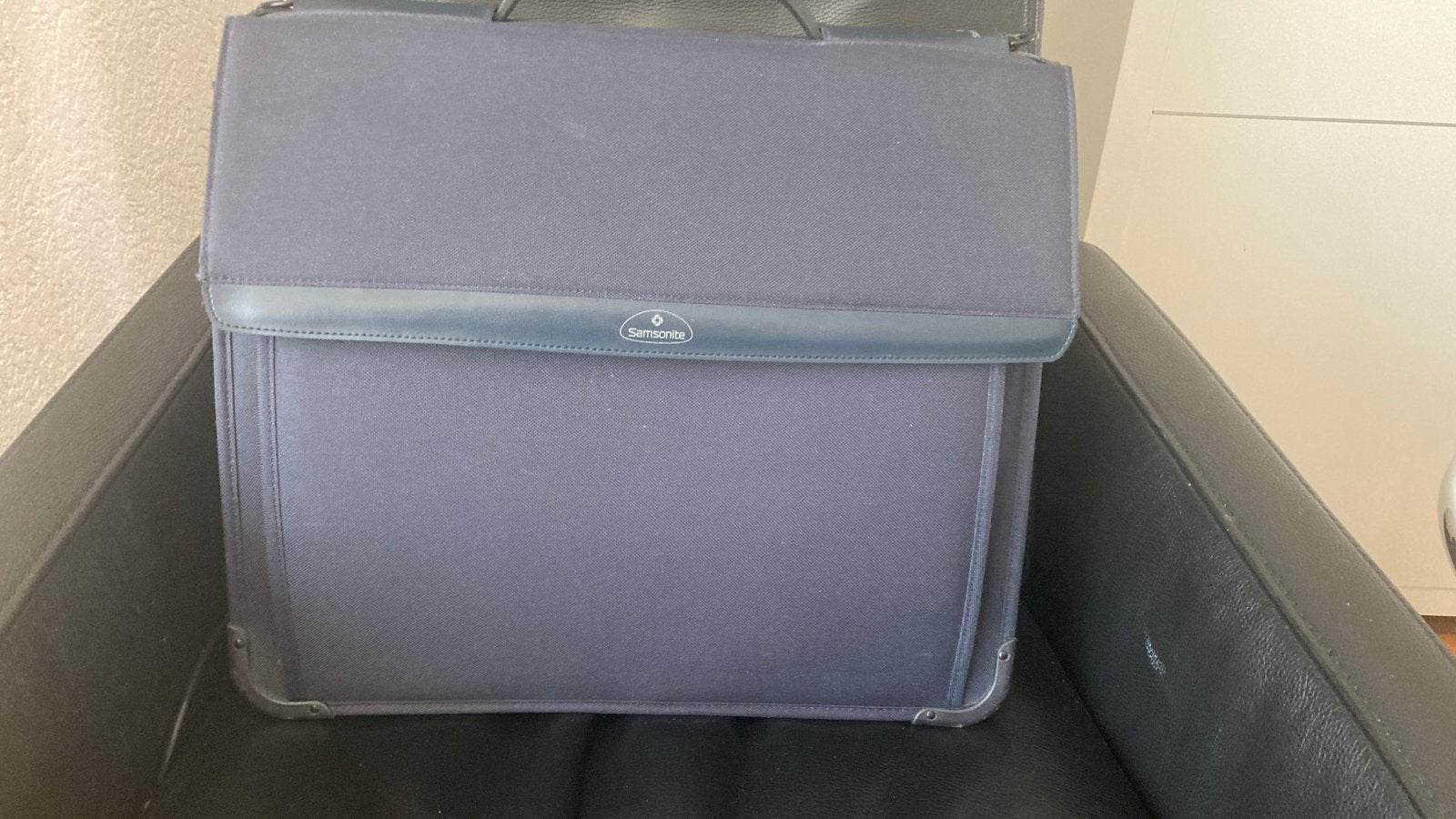 Samsonite aktetas, Sieraden, Tassen en Uiterlijk, Koffers, Zo goed als nieuw, Leer, Minder dan 50 cm, Ophalen