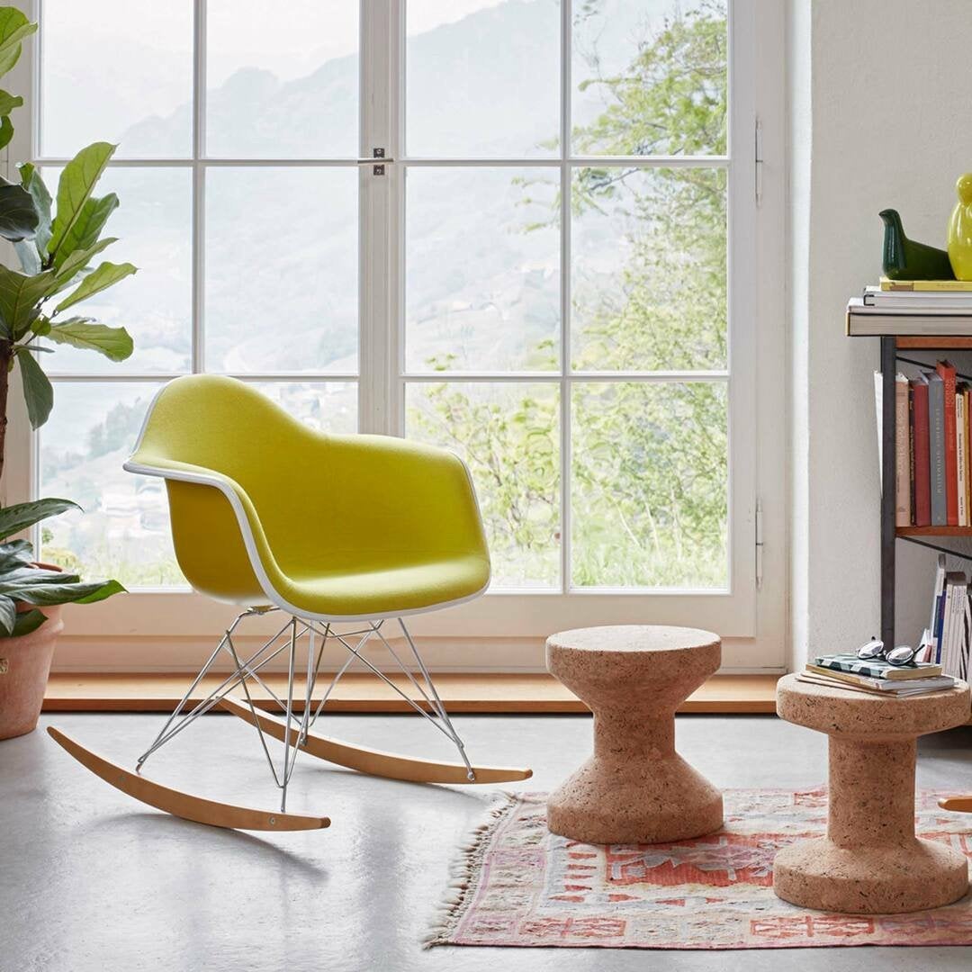 Vitra RAR Schommelstoel - Geel/Groen, Ophalen, Kunststof, Gebruikt, Overige kleuren