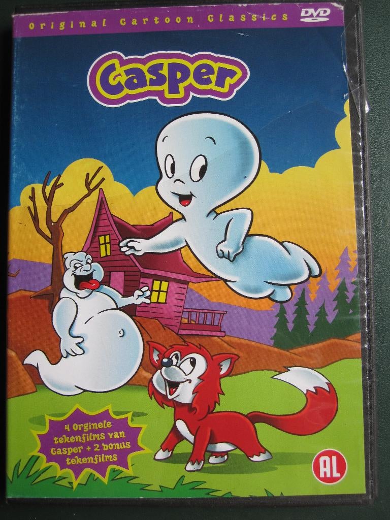 Casper, Cd's en Dvd's, Dvd's | Tekenfilms en Animatie, Zo goed als nieuw, Amerikaans, Tekenfilm, Alle leeftijden, Ophalen of Verzenden