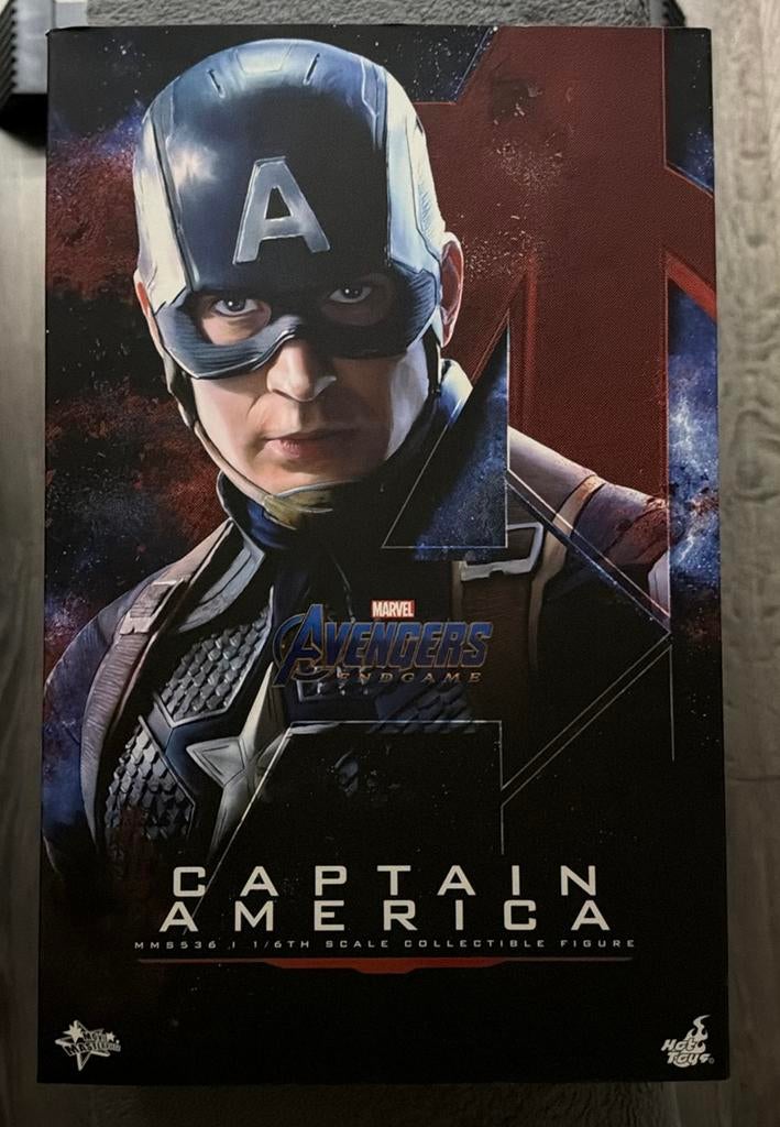 Hot Toys MMS536 Avengers Endgame Captain America 1/6, Ophalen of Verzenden, Zo goed als nieuw
