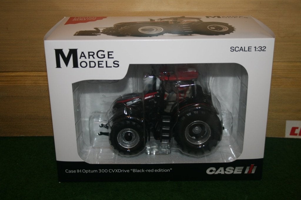 Boeryes: Case IH Optum 300 CVX Black Red van Marge Models, Ophalen of Verzenden, Nieuw, Tractor of Landbouw, Overige merken