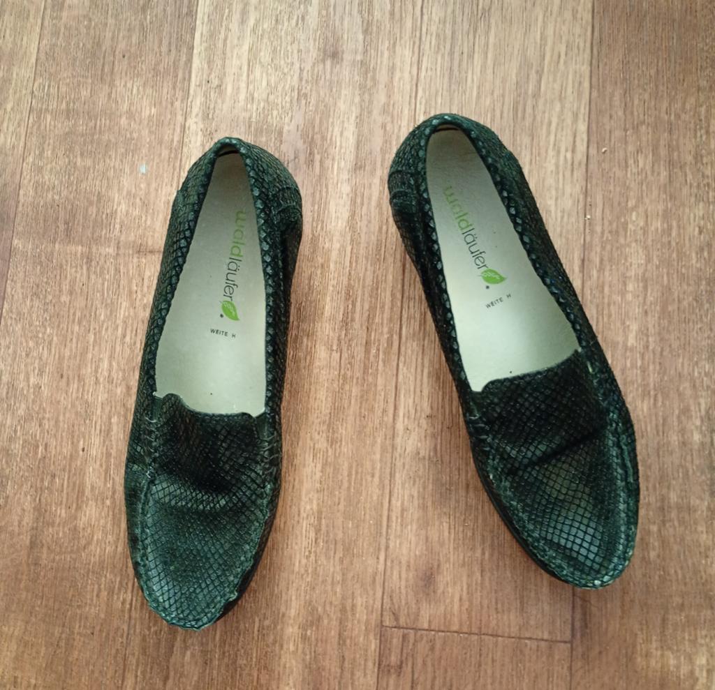 Nieuwe WALDLAUFER leren schoenen, maat 38, Ophalen of Verzenden, Nieuw, Zwart, Sneakers of Gympen