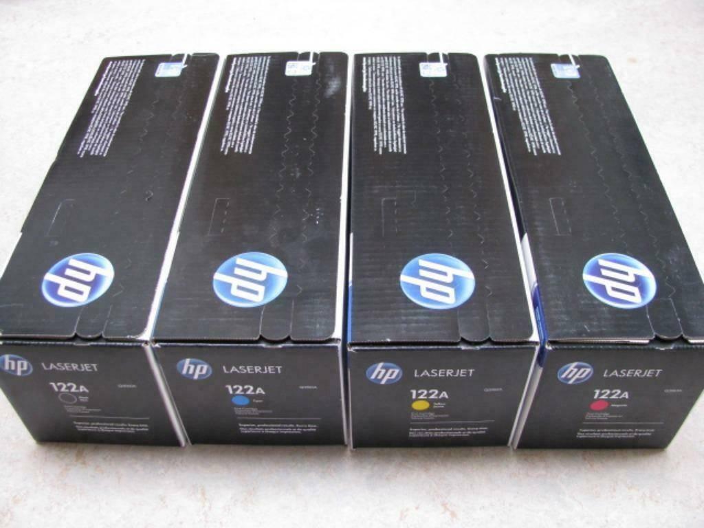 4 toners HP Q3960A-Q3961A-Q3962A-Q3963A HP 2550-2820-2840, Ophalen of Verzenden, Nieuw, Toner, HP (ORIGINEEL)