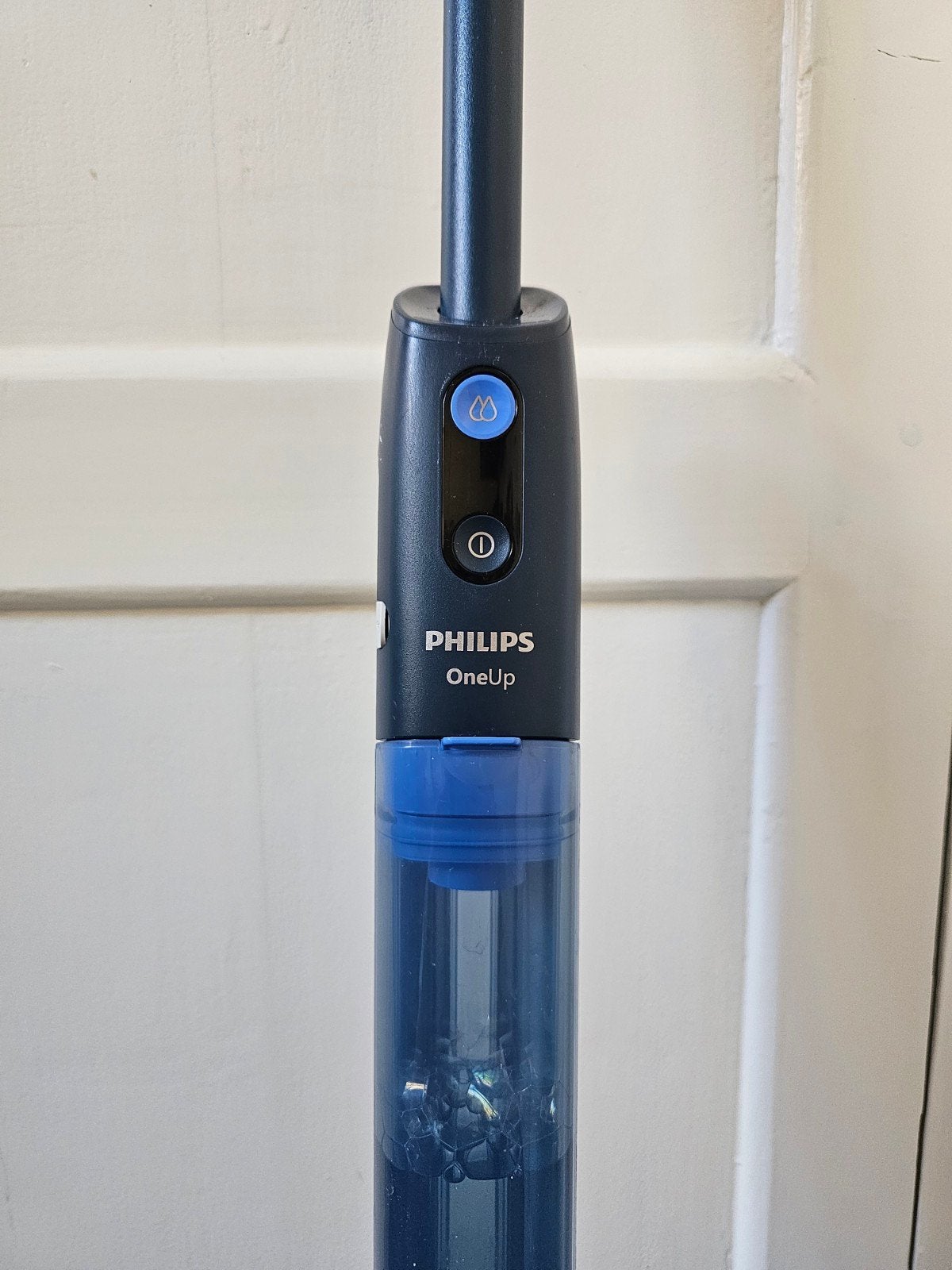 Philips OneUp Vloerreiniger - Zonder Dweil, Philips, Draadloos, Ophalen of Verzenden, Zo goed als nieuw