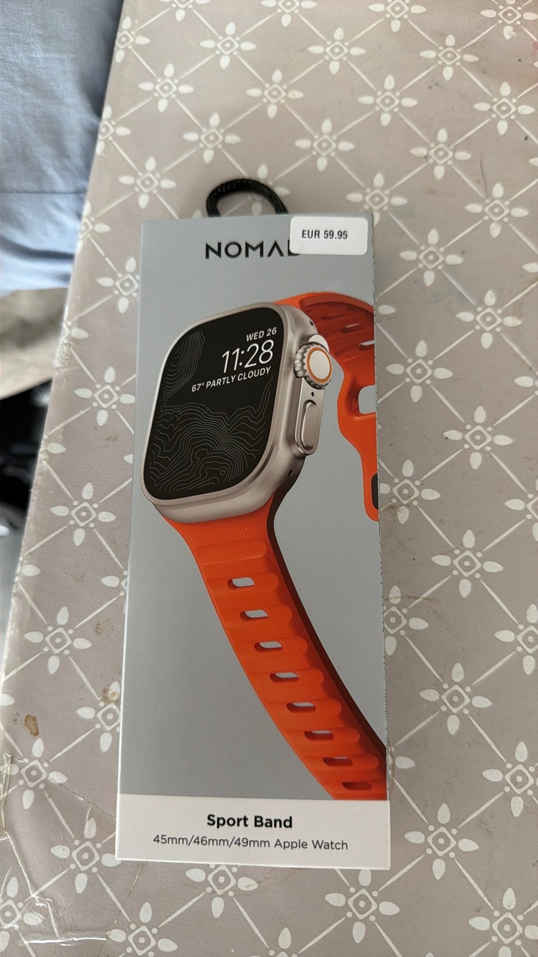 Apple Watch bandje, Ophalen of Verzenden, Zo goed als nieuw, Oranje, IOS