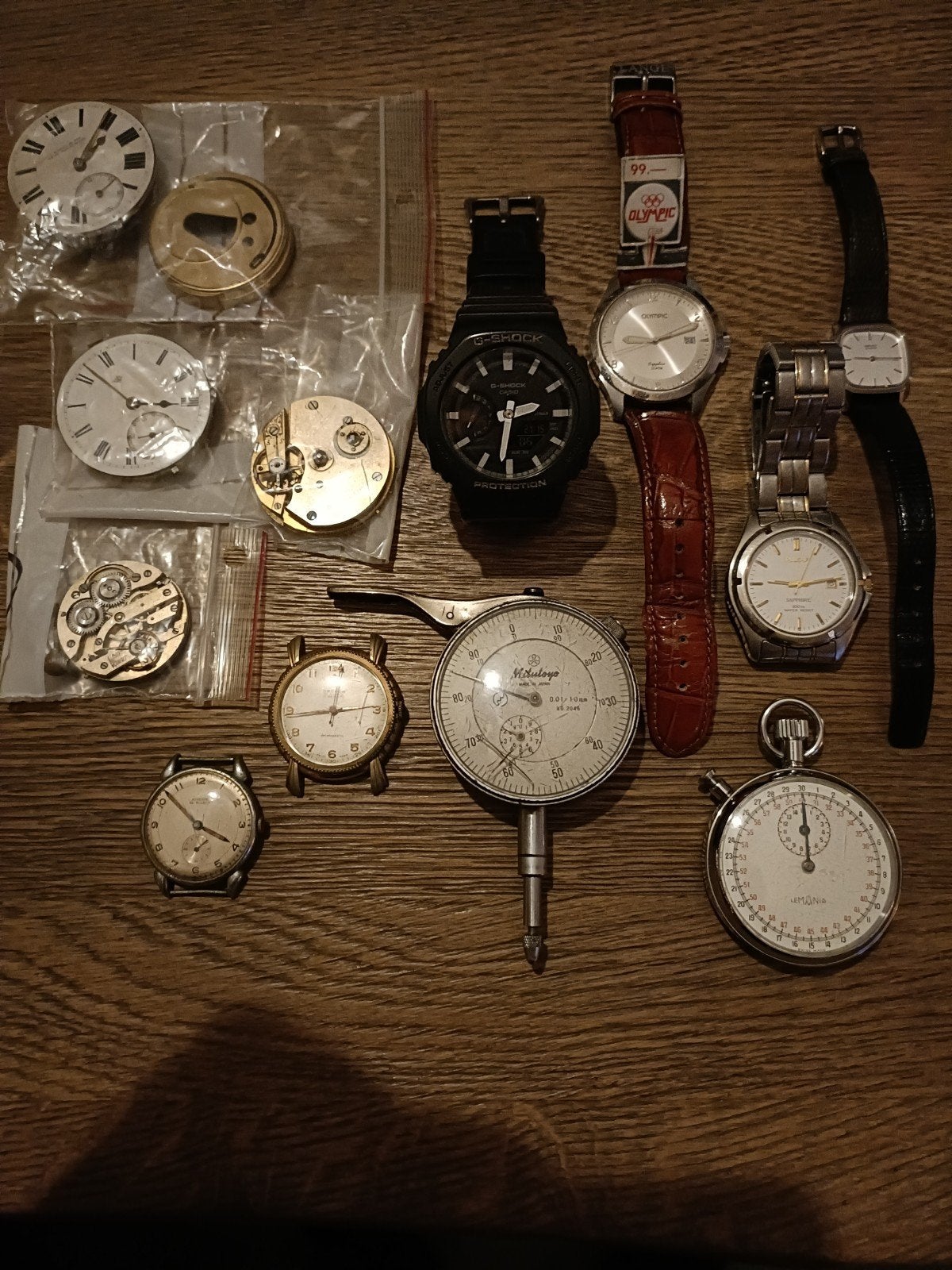 Lot Partij Horloges Mix Dames Heren Seiko Pulsar Casio Zie F, Overige merken, Staal, Gebruikt, Staal