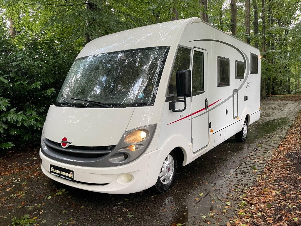 Bürstner Viseo I 690 G Integraal 71000 km Airco 2009, Ringverwarming, Fiat, 6 tot 7 meter, Bedrijf