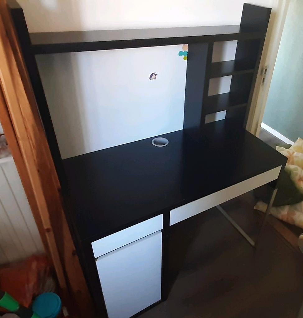 IKEA Micke bureau, Ophalen, 105 cm, Gebruikt, Spaanplaat of MDF