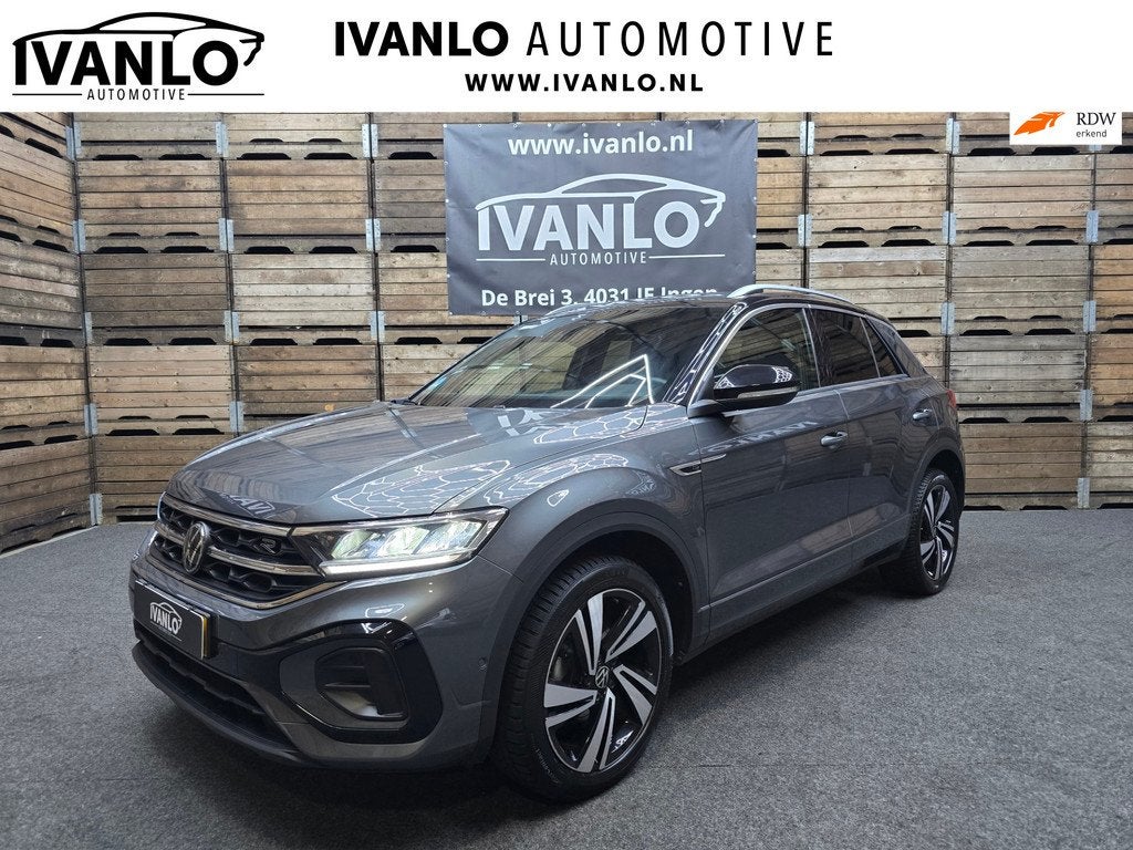 Volkswagen T-Roc 1.0 TSI R-Line IQ Drive Pakket Navi LED Cli, Voorwielaandrijving, Gebruikt, Leder en Stof, Origineel Nederlands