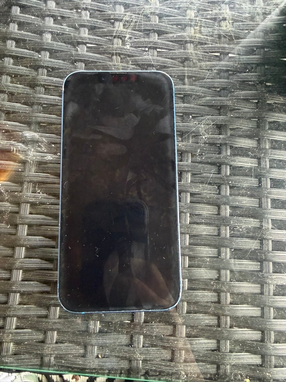 iPhone 13  - Blauw - Gebarsten achterkant, Telecommunicatie, Ophalen, Blauw, IPhone 13, Zonder simlock