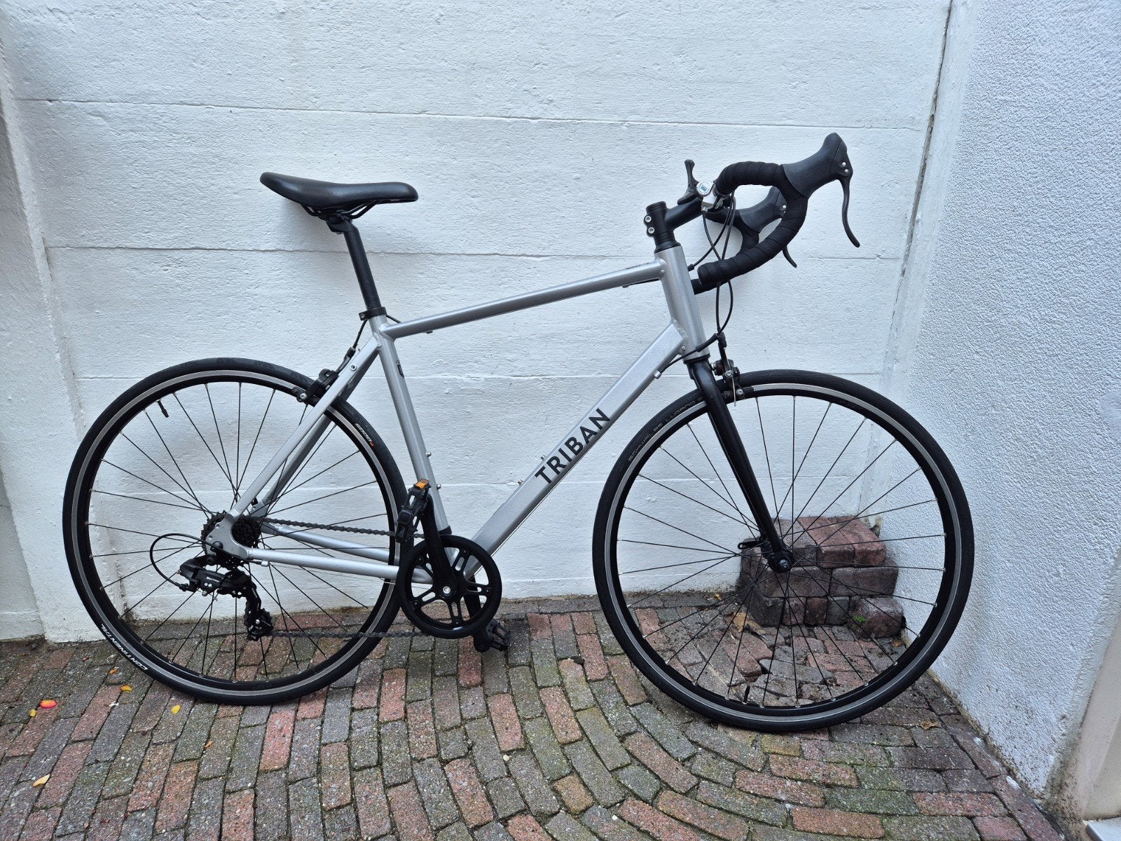 Triban RC100 Racefiets - Maat L - Goed onderhouden, Gebruikt, Aluminium, 57 tot 61 cm, Ophalen