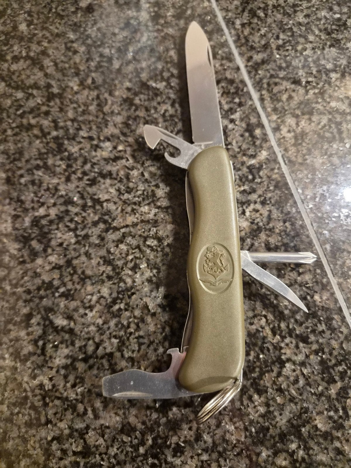 Origineel Victorinox KL Zakmes (DAK 1993) met originele tas!, Ophalen of Verzenden, Landmacht, Nederland, Mes of Dolk