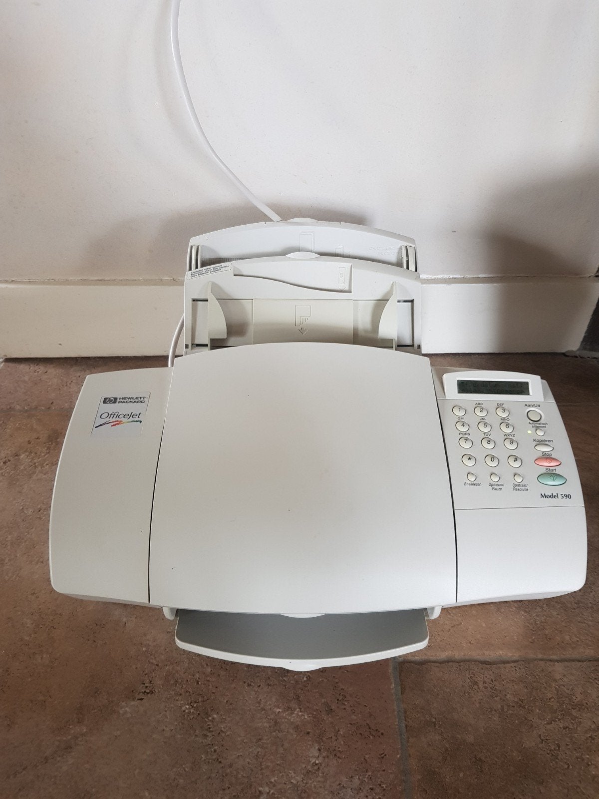 officejet model 590 kleurenprinter werkt, Ophalen of Verzenden, Gebruikt