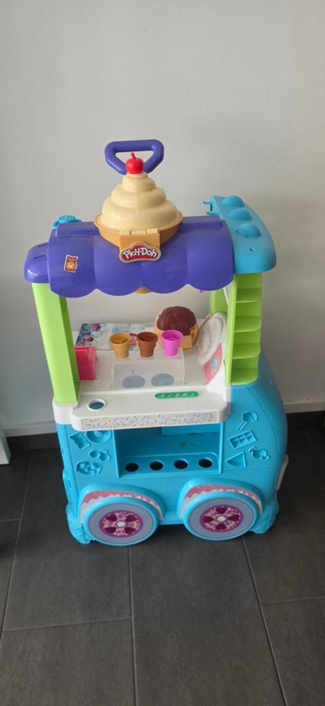 Play-Doh IJscokar - Creatief Speelplezier, Ophalen, Gebruikt, Kunststof, Speelkeuken-accessoire