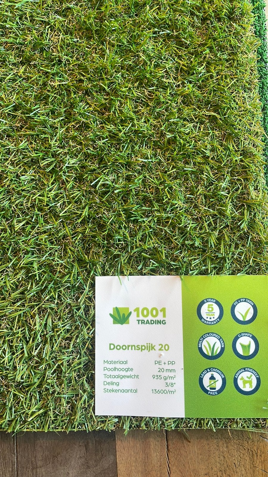 Nieuw kunstgras, Tuin en Terras, Gras en Kunstgras, Ophalen, Kunstgras, 20 m² of meer, 1001 trading