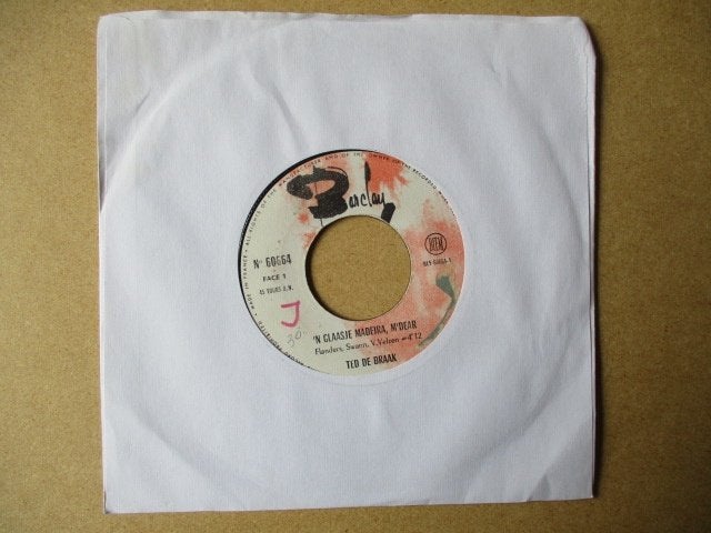s0074 ted de braak - n glaasje madeira m'dear, Ophalen, Gebruikt, 7 inch, Overige genres