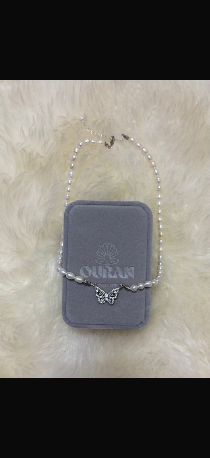 25x Parelketting Vlinder Qouran - Nieuw, Overige materialen, Wit, Nieuw, Ophalen of Verzenden